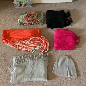 Five Scarf Collection & Beanie